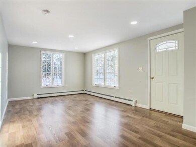 Living room off kitchen with...