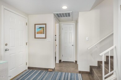 Inside front entry