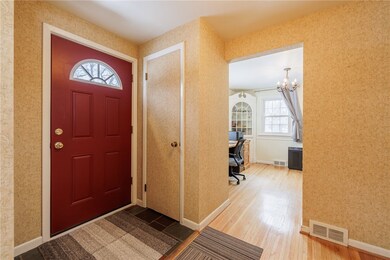 Slate entryway & coat closet