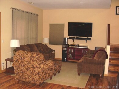 Living Room with Laminate Wood Flooring
