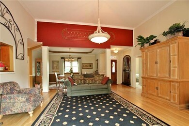 From the moment you step into the living room you can tell that this is a unique home.  Just a few of the beautiful features that stand out are the wood floors, tall ceilings, columns, crown molding, beautiful paint colors and the open feel.