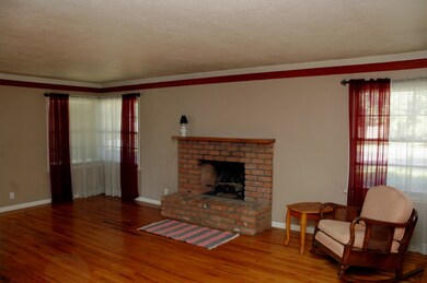 Living Room with corner windows