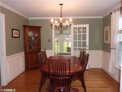 Dining Room - Elegant dining room with shadow box 