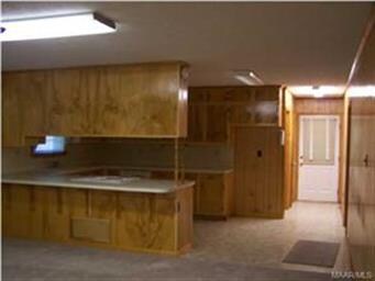 View of Kitchen from Den