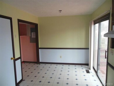 View of Eat-in Area and Laundry Area