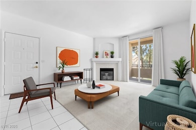Virtually Staged Living Room