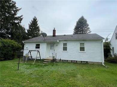 Rear view of home