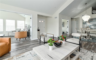 View to veranda from living area