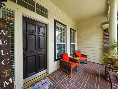 Cozy front porch.