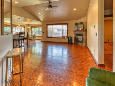 From the entryway, looking into the family room.
