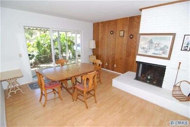 Dining  Room with Fireplace