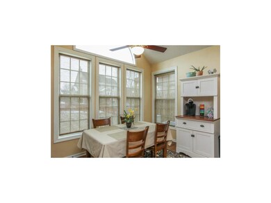 Breakfast room with brand new windows and fresh pa