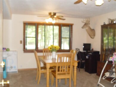 Room can be used as a dining or family room (open floor plan)