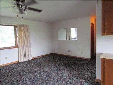 Dining and living room are open