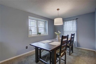 Dining area is nice sized and perfect for entertai