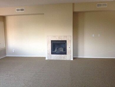 Fireplace and Family Room