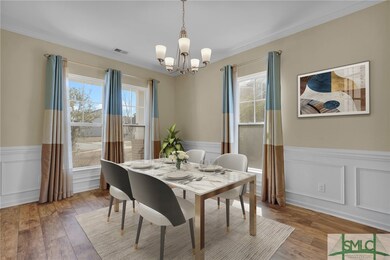 Virtually staged Dining Area
