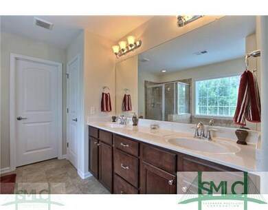 Master Bath/Spa. Master bath has double vanity sin