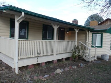 Covered front porch