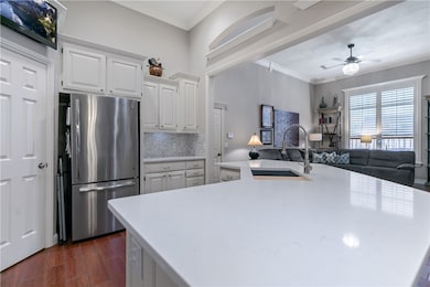 Open concept floor plan