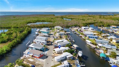 Aerial view showing canal views.