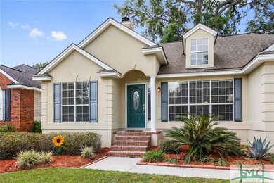 Fresh landscaping welcomes you home.