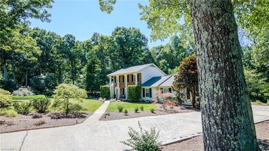 Overlooking the side entering the driveway
