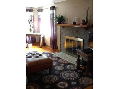Living Room. Cozy, log burning fireplace