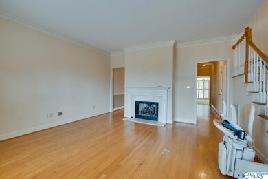 Family room with gas fireplace