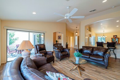 Living Room with Patio Access