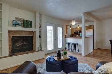 Cozy family room . . .