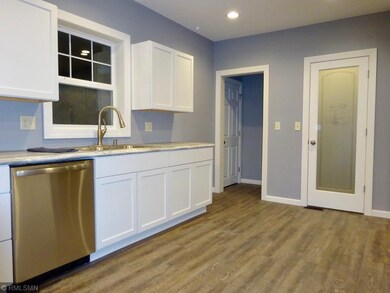 Back entryway to laundry & pantry door.