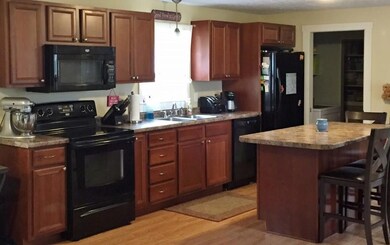 Spacious Updated kitchen with center...