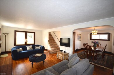 Another view of the spacious living room with a vi