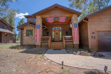 Spacious front porch