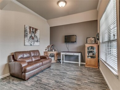 Another view of the study/2nd living room.  Love t
