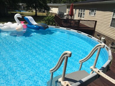 Inside of pool