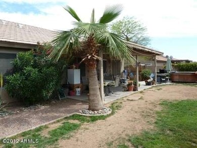 Back Yard with covered patio