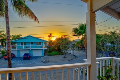 Sunset, porch view