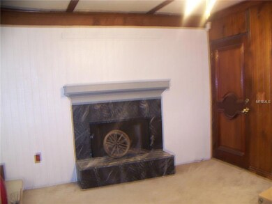 Family room with fireplace