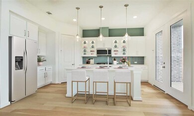 Virtually Staged - Large Island at Kitchen

