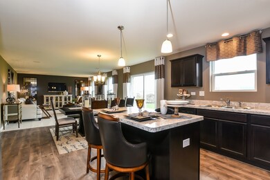 Model home pictured- features and options will var