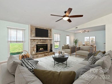 Virtually staged photo