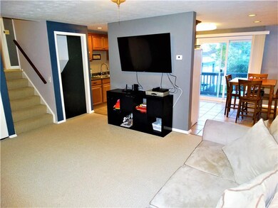 View into Kitchen as well as split up to bedrooms 