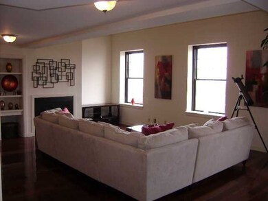 The spacious living room offers incredible views o