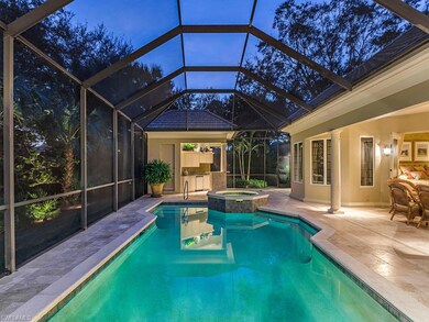 Pool and Spa with Poolside Kitchen and Pool Bath