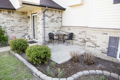 Notice the nice Patio in front as well