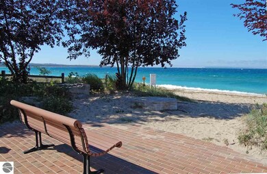 Just a few blocks from Lake Michigan, straight dow