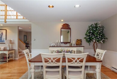 The dining area is nicely spaced for...