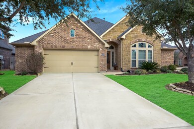 Beautiful curb appeal with the brick and stone elevation. This is a single story Perry Home with 4 bedrooms, 3 full bathrooms, home office and a flex /game room!